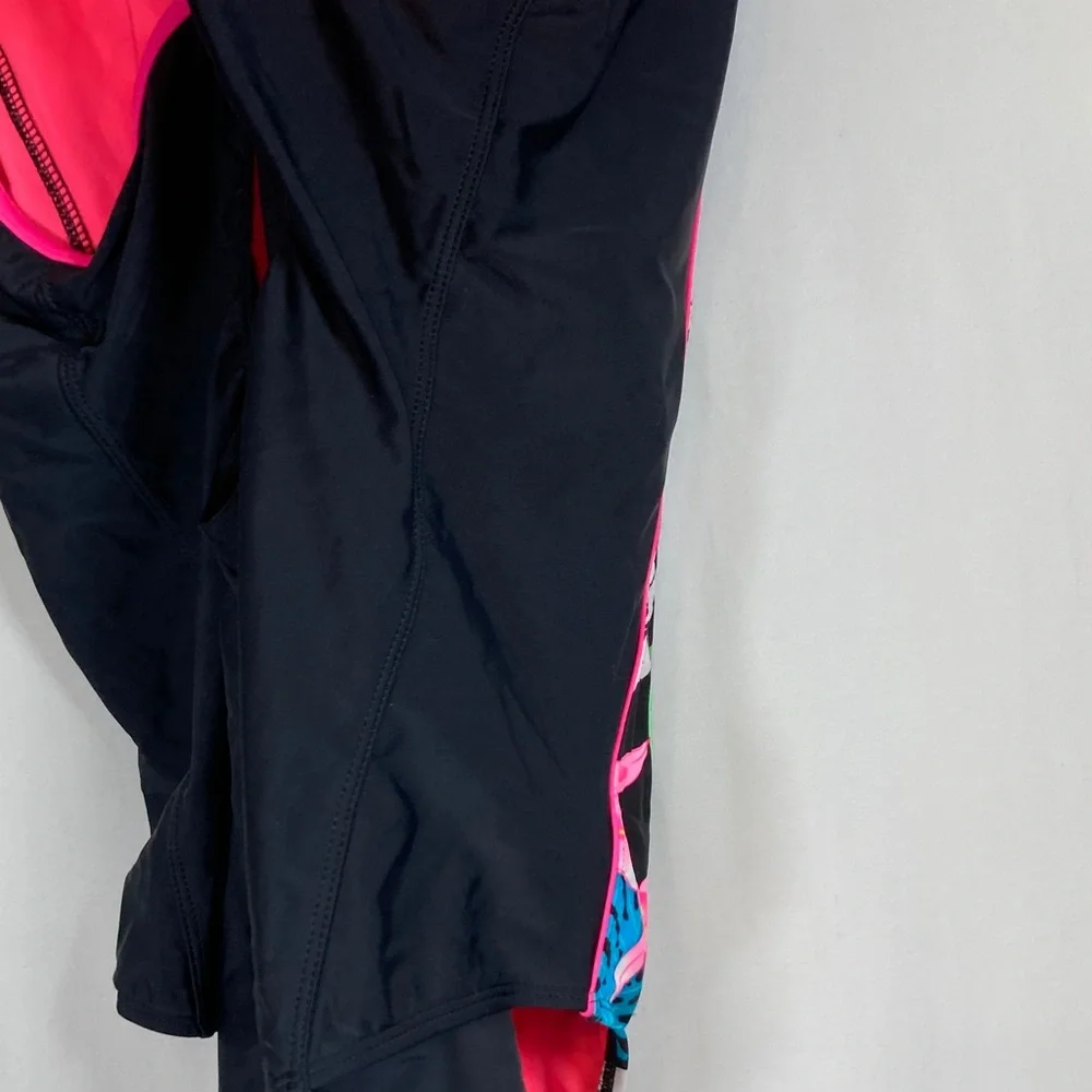 ZeroXposur Tropical Bloom Kids One Piece Swimsuit Sz L (14.5/16.5)